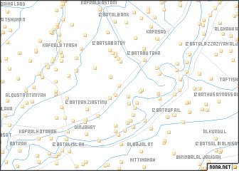 map of ‘Izbat al Barāghīth